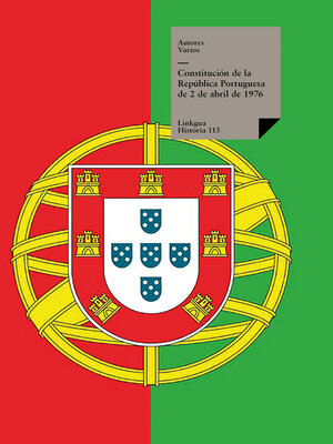 cover image of Constitución de la República Portuguesa de 2 de abril de 1976